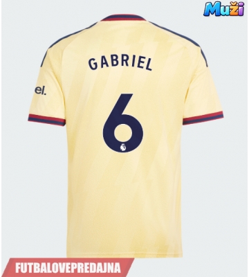 Lacne Muži Futbalové dres Arsenal Gabriel Magalhaes #6 2026-27 Krátky Rukáv - Tretina